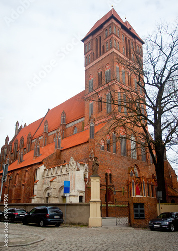 Najpiękniejszy gotycki budynek sakralny w Toruniu, Poland