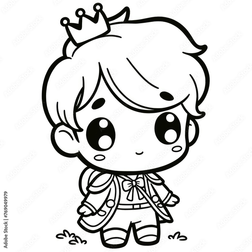 Coloring the little prince cartoon Coloring the little prince cartoon