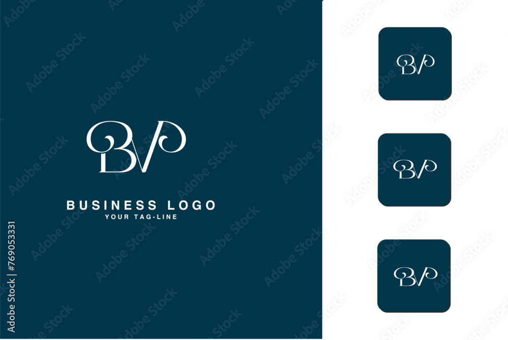 BV, VB, B, V, Abstract Letters Logo Monogram BV, VB, B, V, Abstract Letters Logo Monogram
