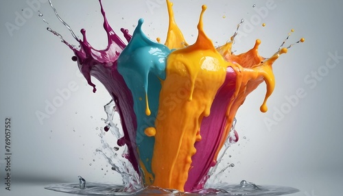 splash of paint colorful 