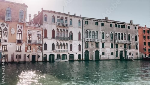 Grand Canal In Venice, Italy.