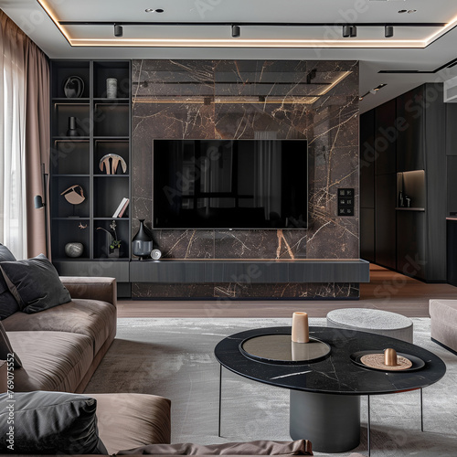 flat 320m in modern luxury style photo