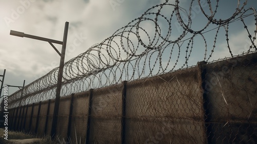 Barbed Wire and Barbed Wire Fence to Prevent Unauthorized Access