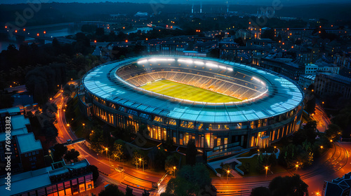 Night at the Stadium, A Field of Dreams under Bright Lights, The Thrill of Sports in the City