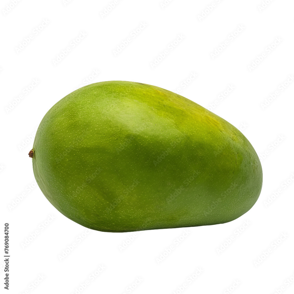 Green mango isolated on white transparent background. Green mango isolated on white transparent background.