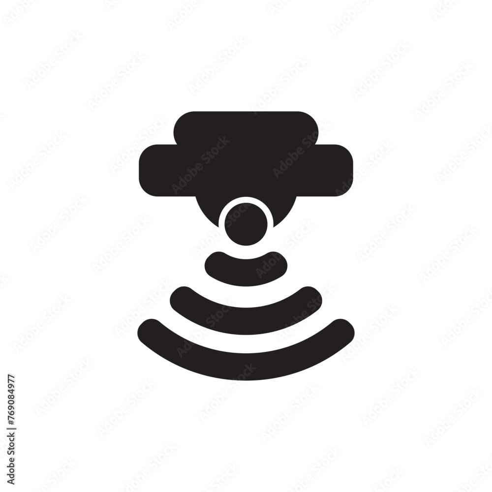 Motion sensor symbol icon, vector illustration design