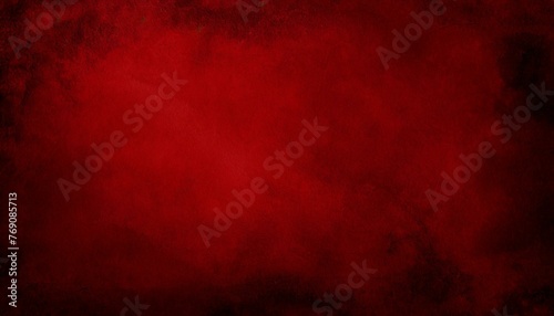 Old World Festivity: Vintage Red Background with Faint Black Marbled Texture