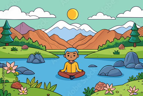  "Find your inner peace amidst the beauty of nature with our backgrounds."