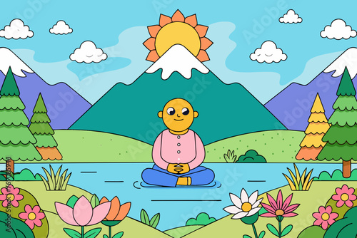  "Find your inner peace amidst the beauty of nature with our backgrounds."