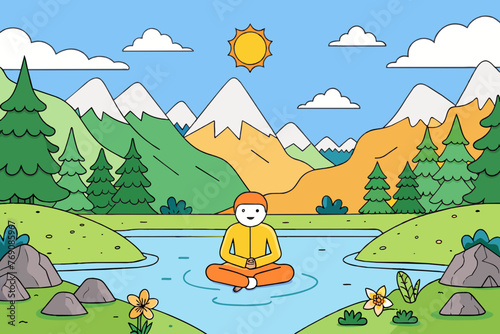  "Find your inner peace amidst the beauty of nature with our backgrounds."