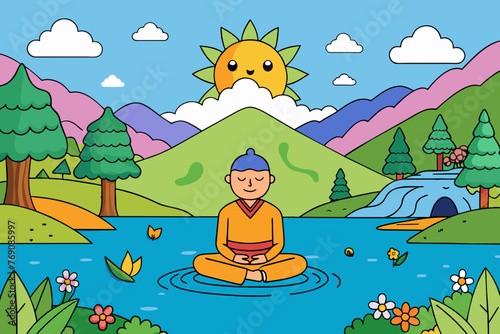  "Find your inner peace amidst the beauty of nature with our backgrounds."