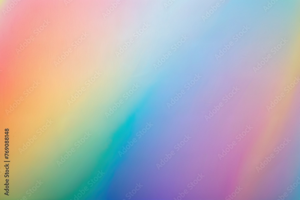 Rainbow pastel background with sunshine glare.