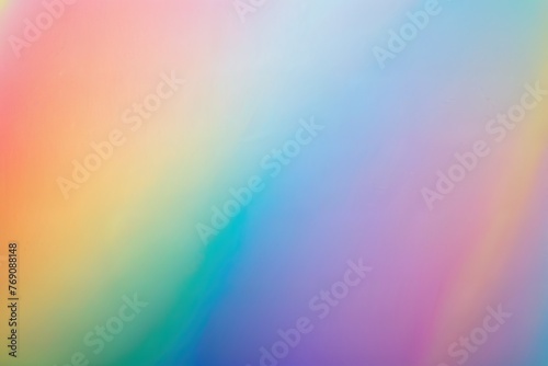 Rainbow pastel background with sunshine glare.