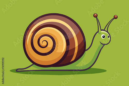 Vector Design of a snail icon