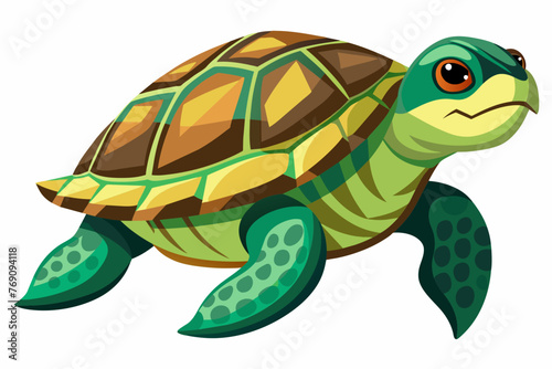 Vector design of a turtle