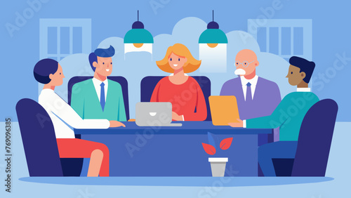 An animated discussion takes place a a panel of legal advisors as they yze the intricacies of the newly passed privacy legislation.