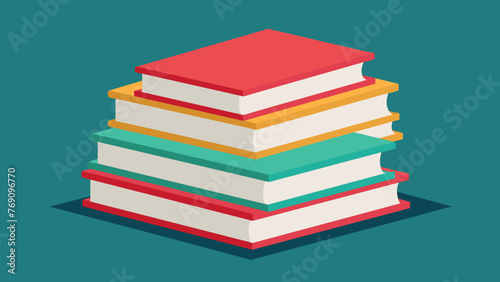 A stack of books with blank covers represents the hidden value of a persons original ideas and creations protected by their personal