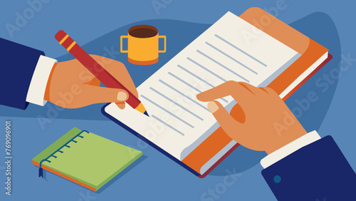 A closeup image of a lawyers hand writing notes on a legal pad highlighting the importance of accurate documentation and detailoriented work in