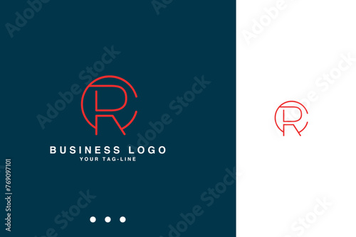 CR, RC, C, R, Abstract Letters Logo monogram