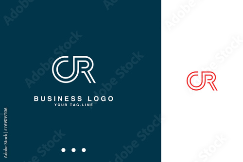 CR, RC, C, R, Abstract Letters Logo monogram