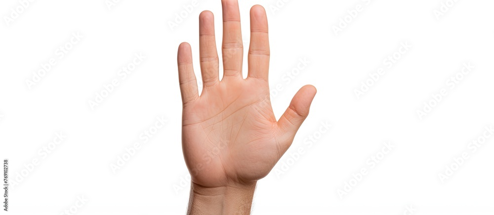 A person is lifting their hand up high in the air A person is lifting their hand up high in the air