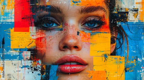 A Collage of Diverse Styles. Print Media Imaginative Compositions