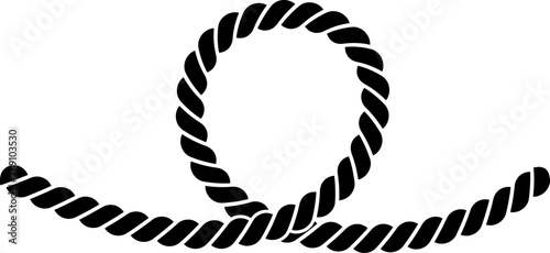 twisted border rope