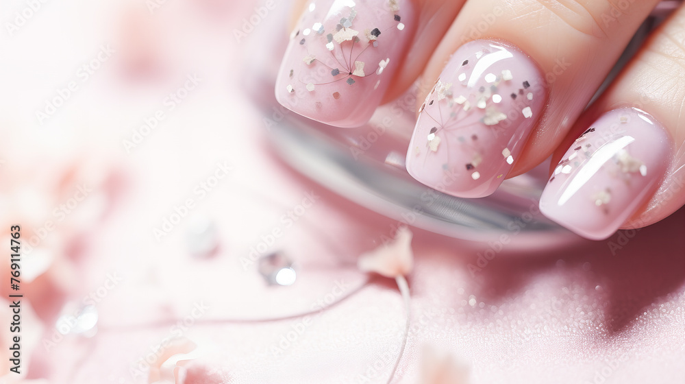 A Close-Up of Fashionable Fingernails A Close-Up of Fashionable Fingernails