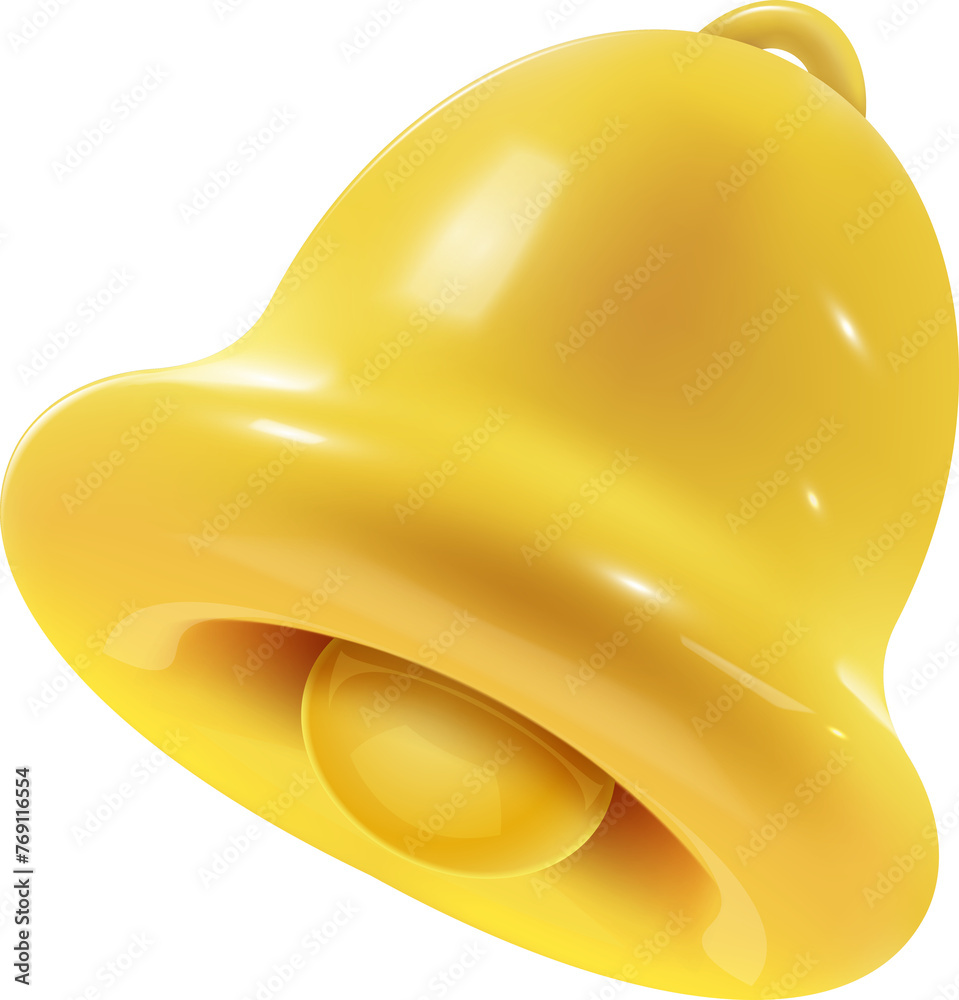Fototapeta premium Notification Bell 3D icon