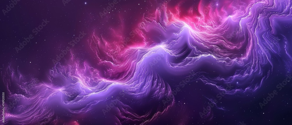 purple, red, and blue swirls with stars in background; black backdrop purple, red, and blue swirls with stars in background; black backdrop