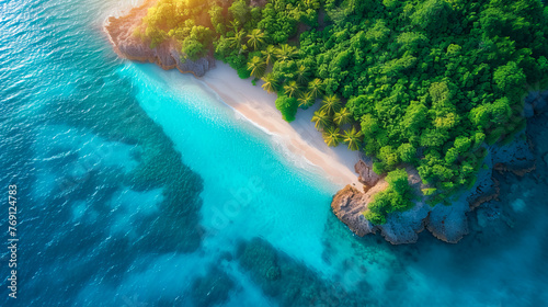 Paradise from Above.Tropical Haven