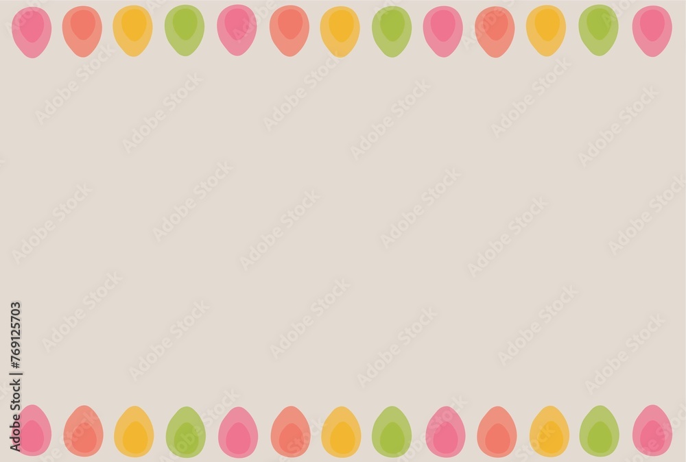 Happy easter decoration background. Easter elements decoration frame for event, invitation, background and banner design. Easter concept.Vector illustration. Happy easter decoration background. Easter elements decoration frame for event, invitation, background and banner design. Easter concept.Vector illustration.