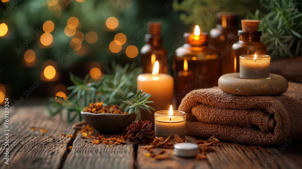 Soothing Massage Therapy. Relaxation with Candlelight and Aromatic Oils Soothing Massage Therapy. Relaxation with Candlelight and Aromatic Oils