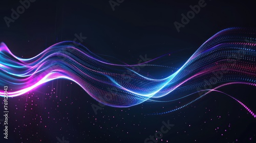 Abstract digital technology background with light colored graphs and data. Analytical computing concept. Banner for business, science and technology.