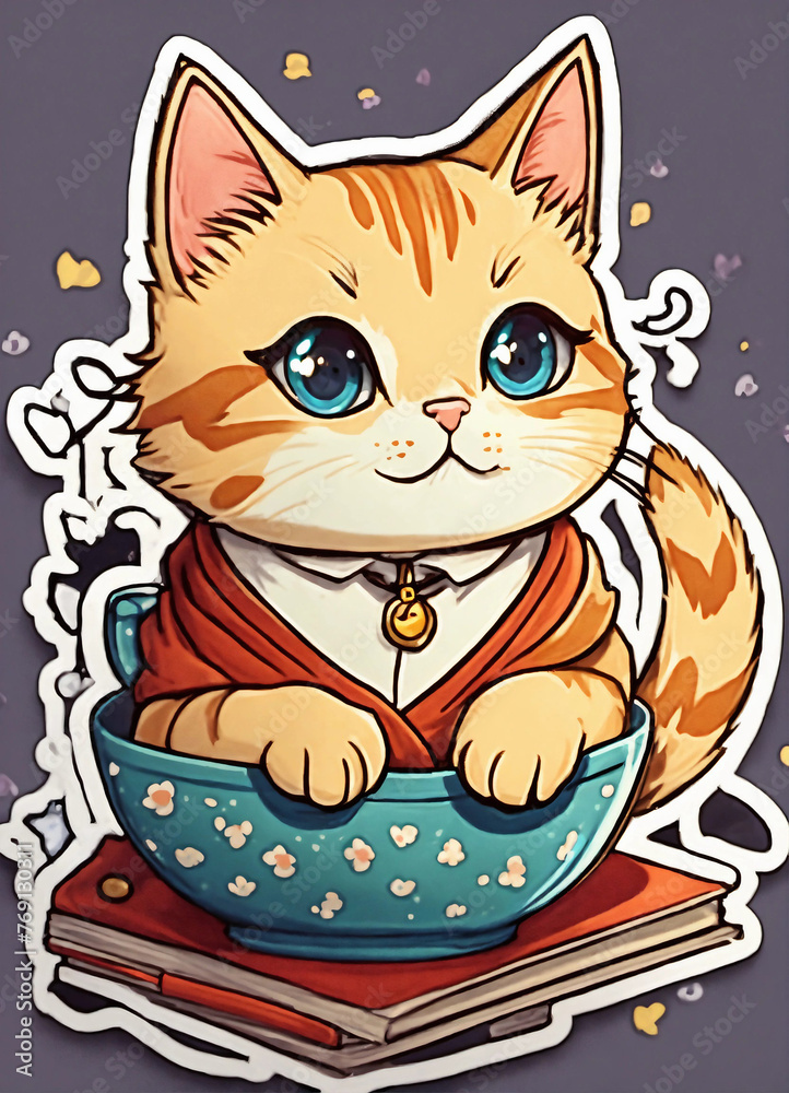 Cute Cartoon Cat Cute Cartoon Cat
