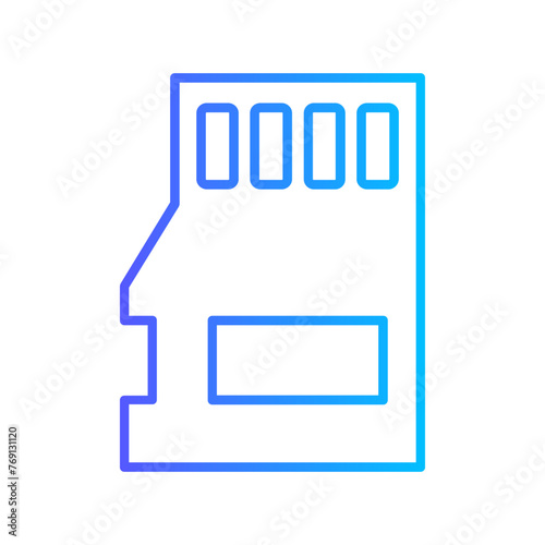 Memory Card Vector Icon