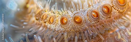 microscopic macro shot of an sea creature  © Ivana