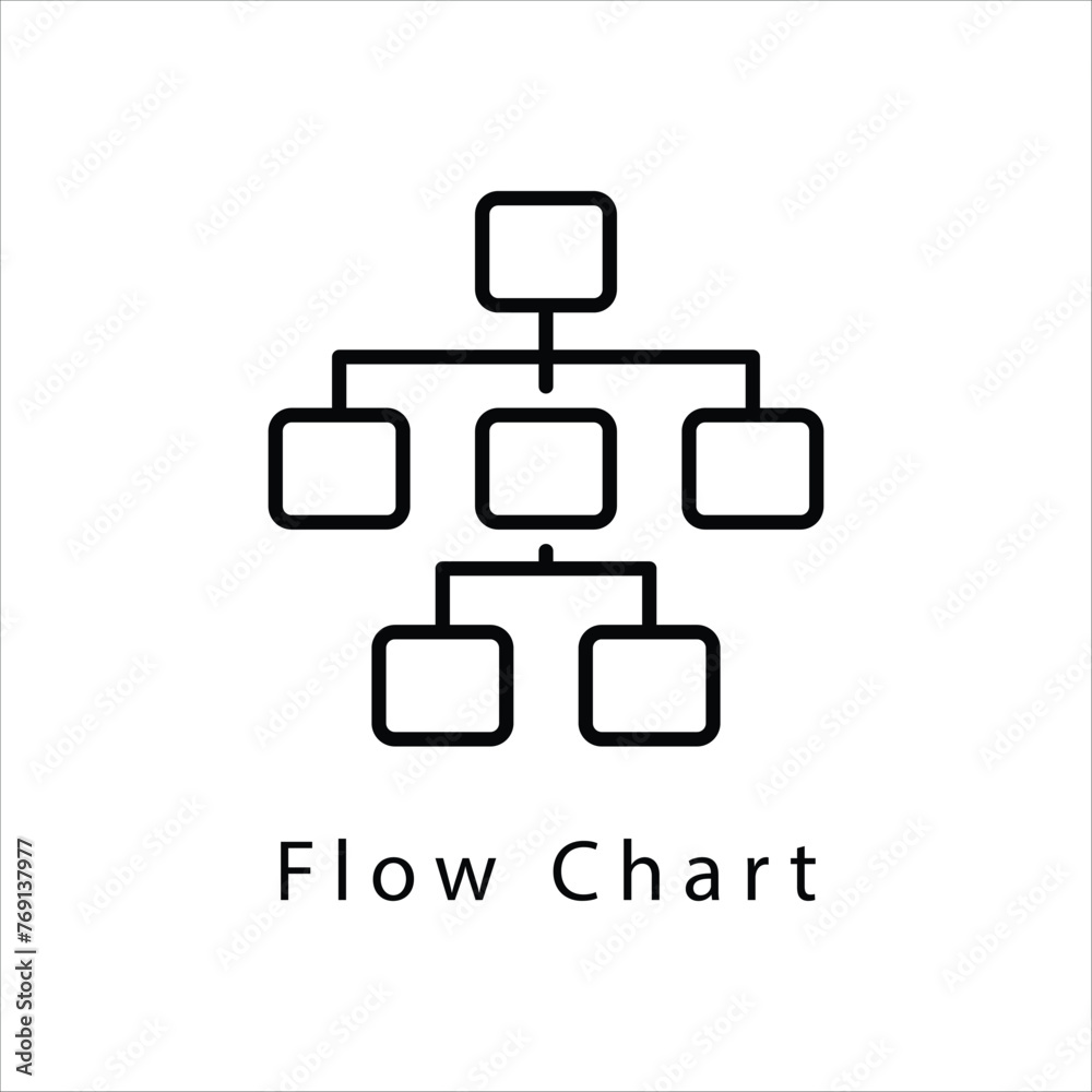 Flow Chart icon Flow Chart icon