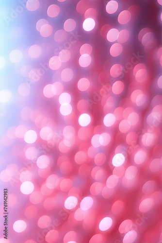 CloseUp Pink LED blurred screen