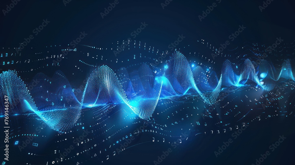 Geometric wave abstract background , Connectivity flow points. graphic connection Geometric wave abstract background , Connectivity flow points. graphic connection
