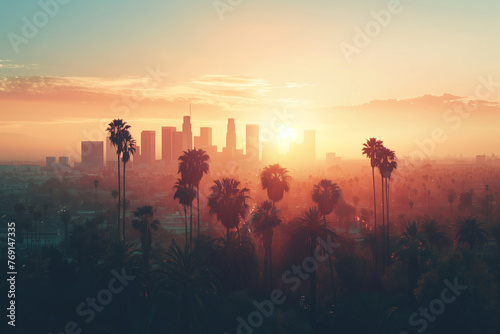 Los Angeles LA California Style Image  photo