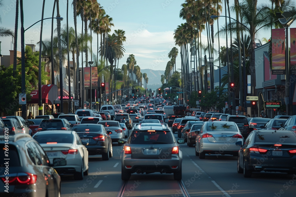 Naklejka premium Los Angeles LA California Style Image