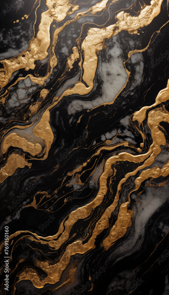 Gold and Black marble background Gold and Black marble background