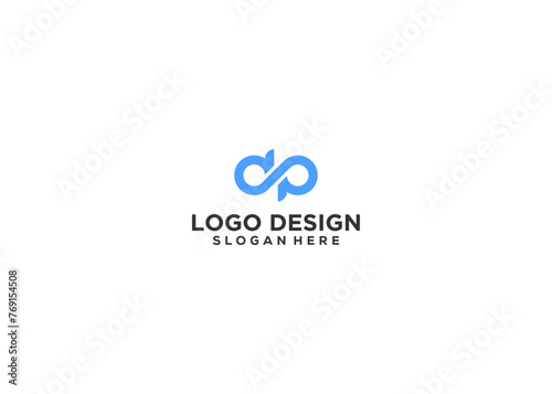 Initial DP PD Letter Logo Design Vector Template. Monogram and Creative Alphabet D P Letters icon Illustration.