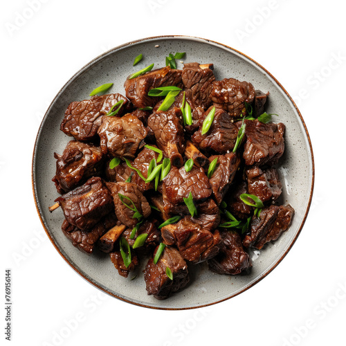 Asian Spicy Short Ribs Isol...