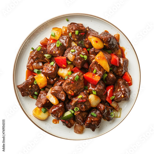 A Plate of Sweet and Sour B...