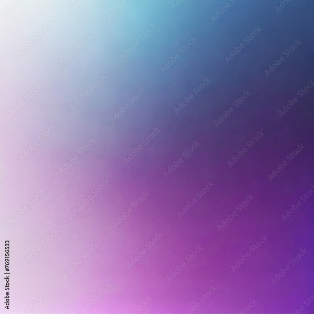 Purple white, and blue grainy color gradient background glowing noise texture 
