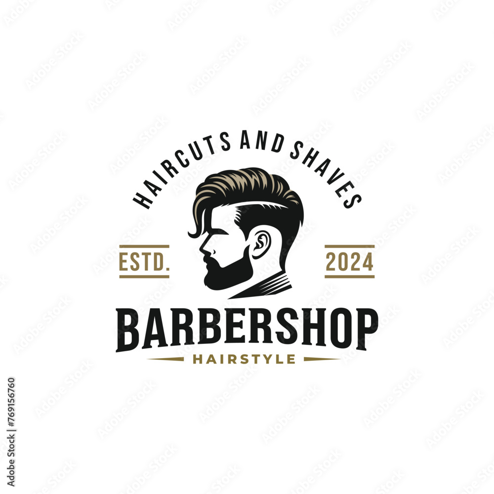 Barbershop logo vector