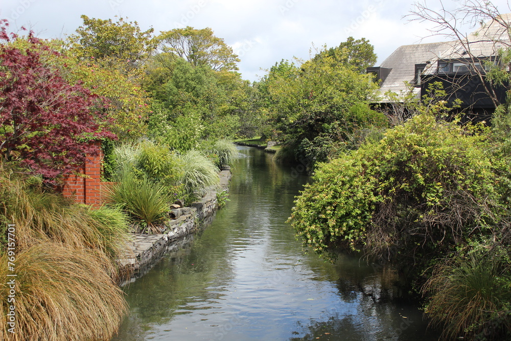 The Avon (Otakaro) river, Christchurch, New Zealand. The Avon (Otakaro) river, Christchurch, New Zealand.