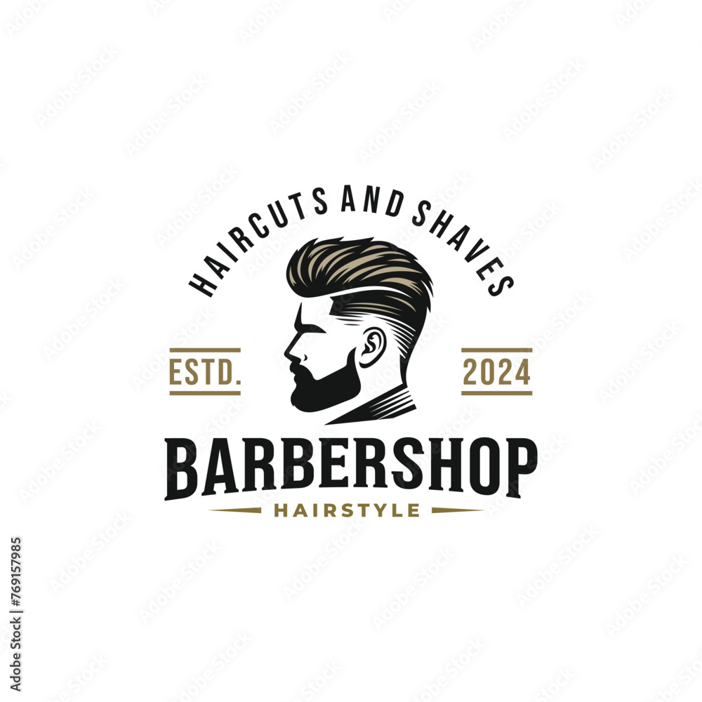 Barbershop logo vector
